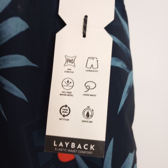 Billabong Sundays Layback Elastic Waist Drawstring Boardshorts - Picture 10 of 11